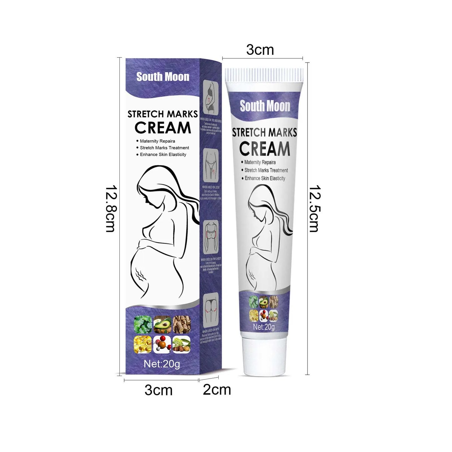 Pregnancy Stretch Mark Cream – Vitamin E, Firm & Smooth Skin