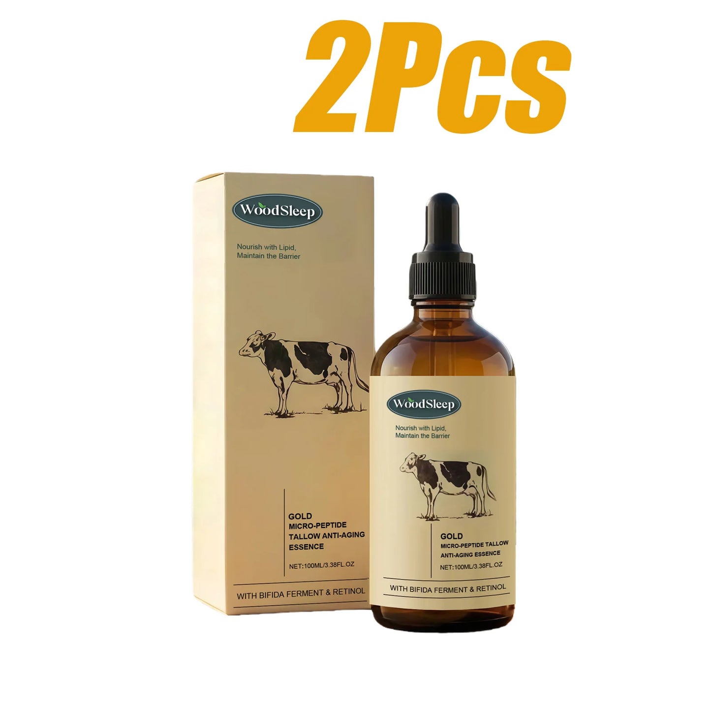 Beef Tallow Retinol Firming Serum – Anti-Aging & Brightening