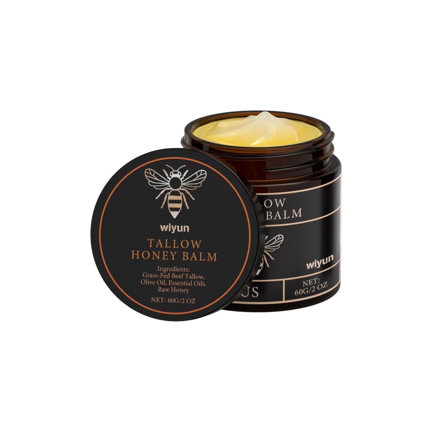 Beef Tallow Honey Moisturizing Cream Hydration Nourishing Korean Skin Care Bleaching Firming Face Body Moisturizer Lotion Peaceful Pleasures Health and Wellness Moisturizing Cream