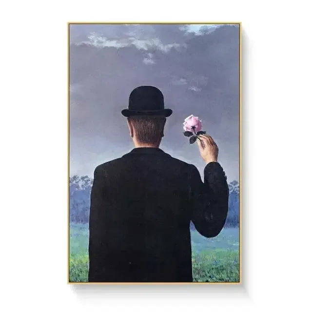 Modern Surrealist Canvas Wall Art Print | Unframed Poster