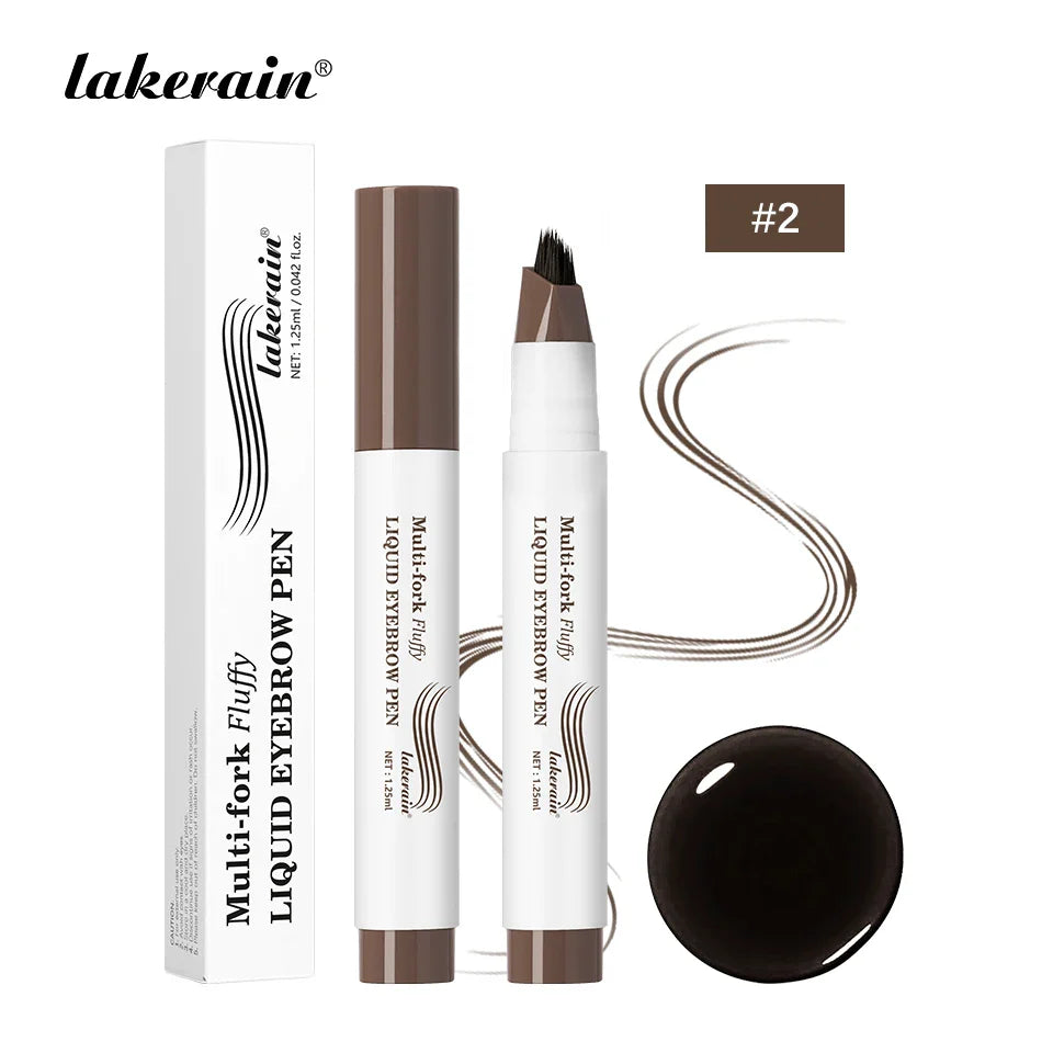 Multi-Fork Liquid Eyebrow Pen – Waterproof & Long-Lasting