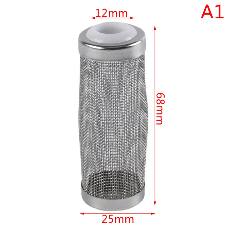Aquarium Inflow Inlet Filter Stainless Basket Mesh Net Filter Guard Fish Tank Filter Accesories Intake Strainer Pre-Filter Cover Peaceful Pleasures Health and Wellness A1