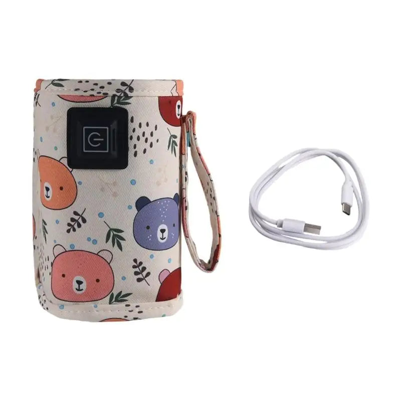 USB Portable Baby Bottle Warmer Bag – 3 Heat Settings