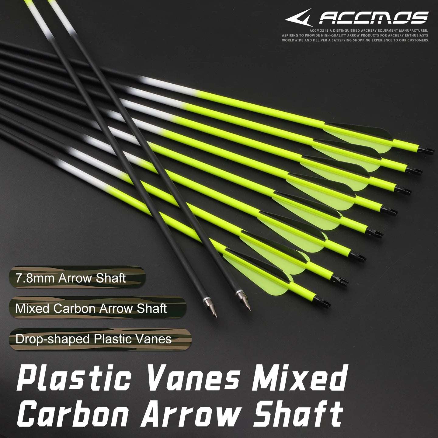 6 12 Carbon Arrow Spine 500 100Grain Arrowhead Recurve Compound Bow