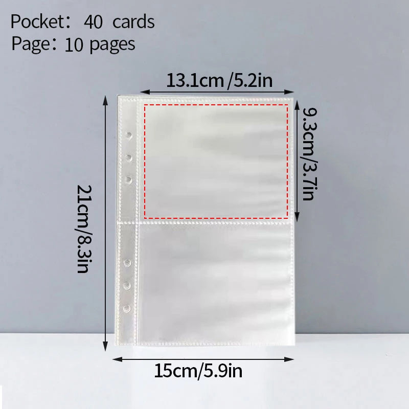 A5 Kpop Photocard Holder Binder | Heart Photo Album Book
