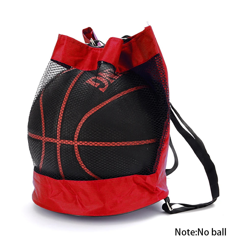 Basketball Backpack Oxford Cloth Shoulder Crossbody Bag Mesh