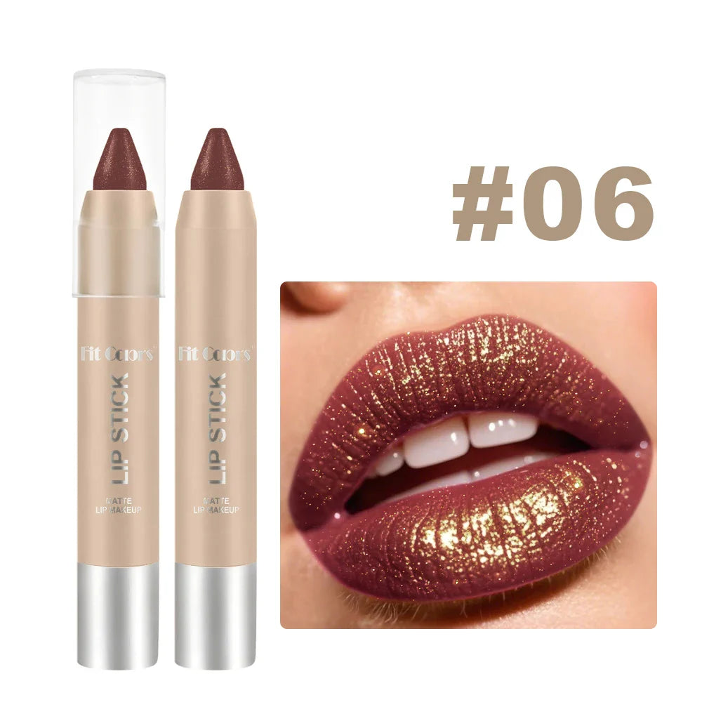 Fit Colors Metallic Pearl Lipstick – Waterproof & Volumizing