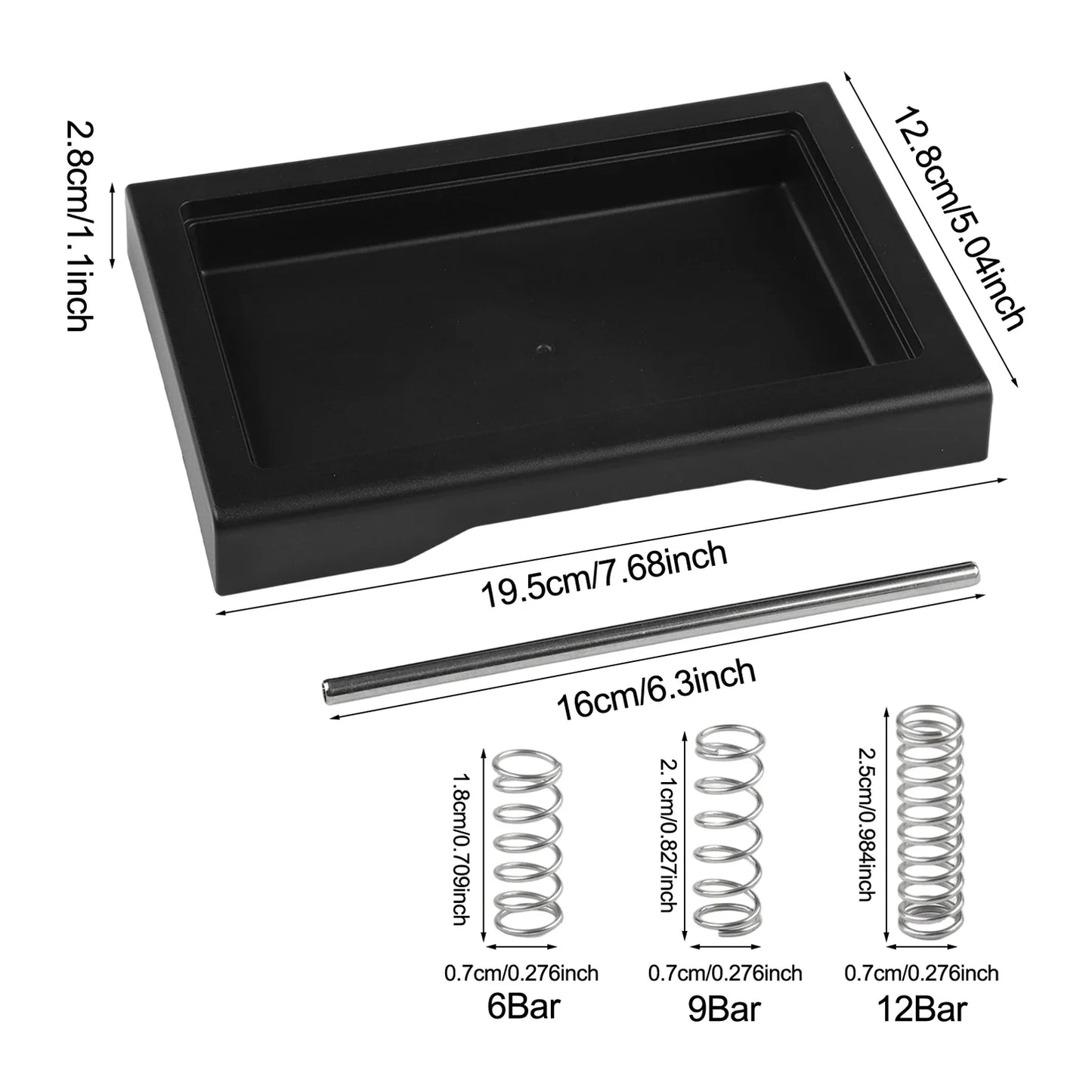 Low Profile Drip Tray & OPV Spring Kit for Gaggia Classic