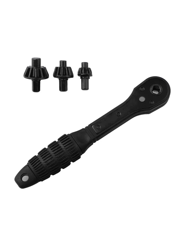 Interchangeable Drill Chuck Key Wrench Ratchet Spanner Press Clamping