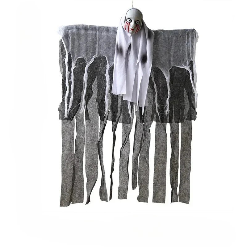 Halloween Hanging Ghost Skeleton Gauze Props – 1/2/4 Pack