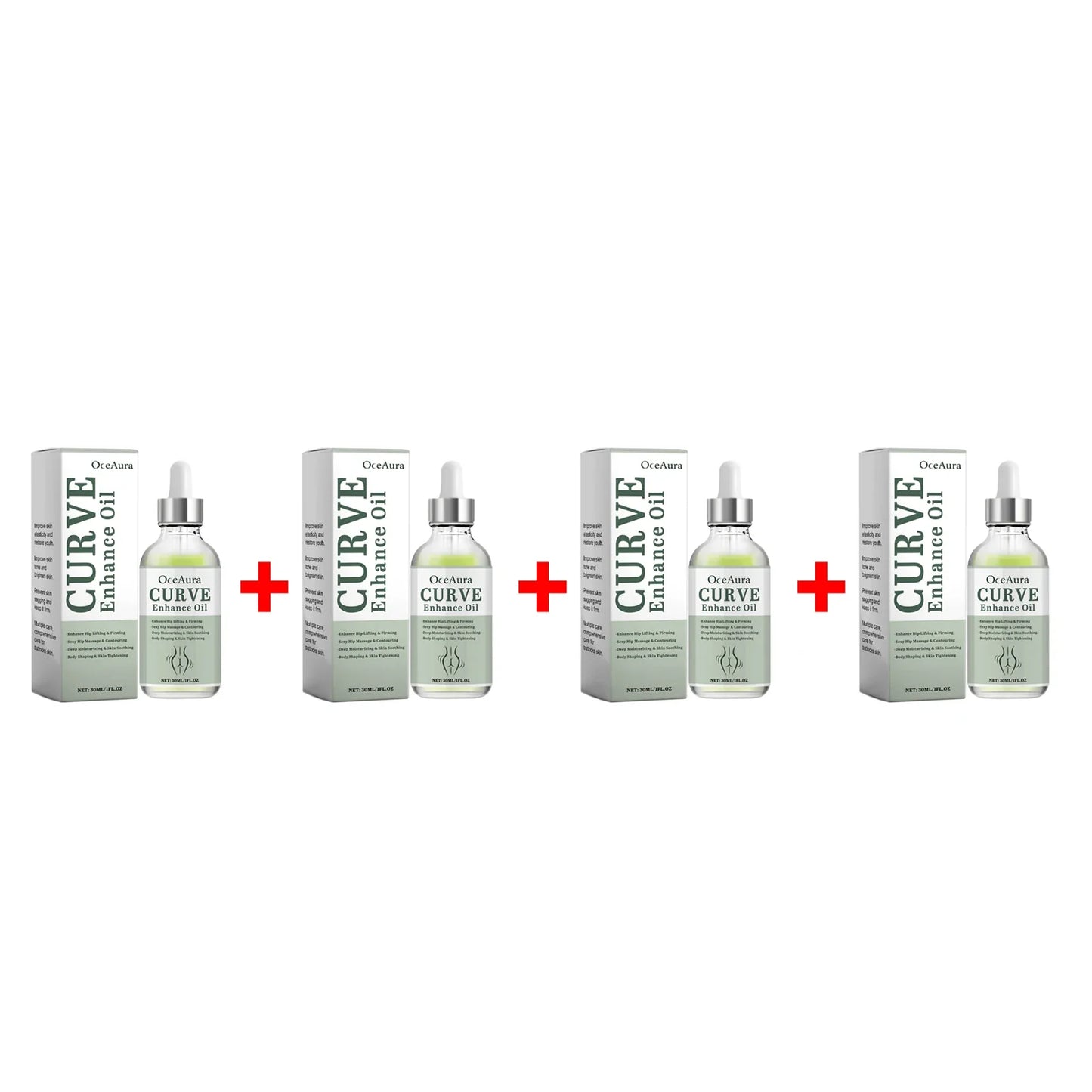 OceAura Butt Lift Firming & Plumping Body Oil 30ml