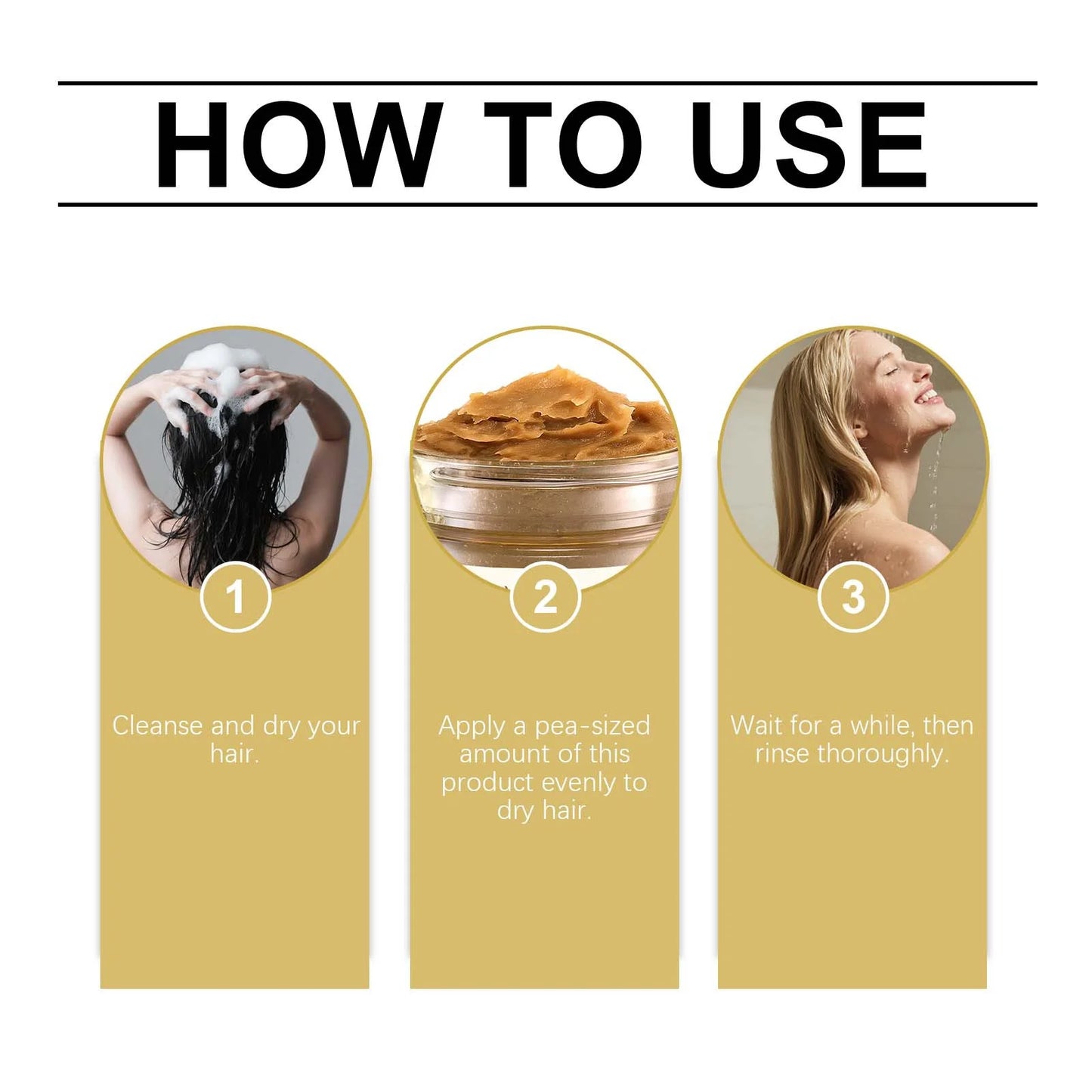 Batana Oil Moisturizing Hair Mask Repair Damaged Dry Hair Nourishing Scalp Smoothing Reduce Hair Loss Hydrating Hair Conditioner Peaceful Pleasures Health and Wellness