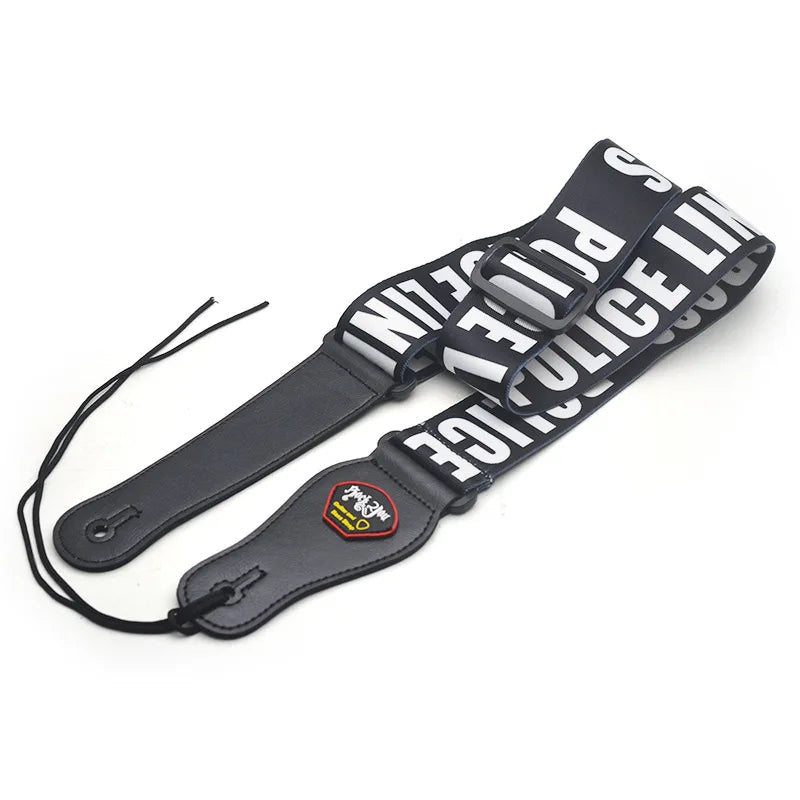 POLINE LINE Cordon Strap Yellow Black Optional Guitar Bass Electric