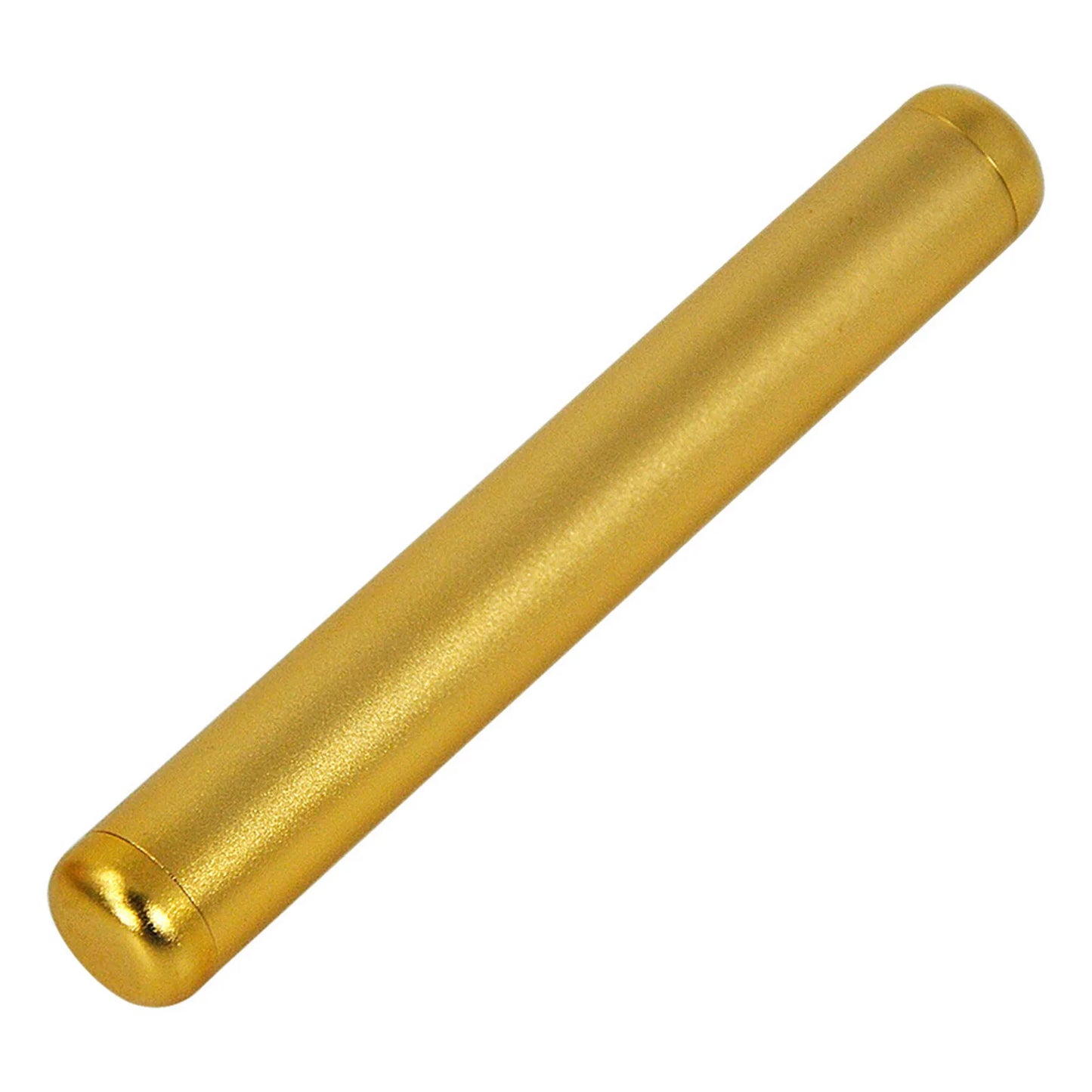 Aluminum Storage Tube Container Smell Proof Metal Tube Container Gift for Friends Family Members Peaceful Pleasures Health and Wellness Gold