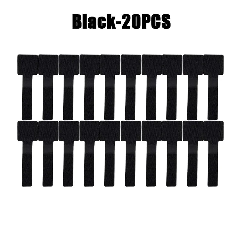 Reusable Velcro Cable Ties & Self-Adhesive Cord Organizer