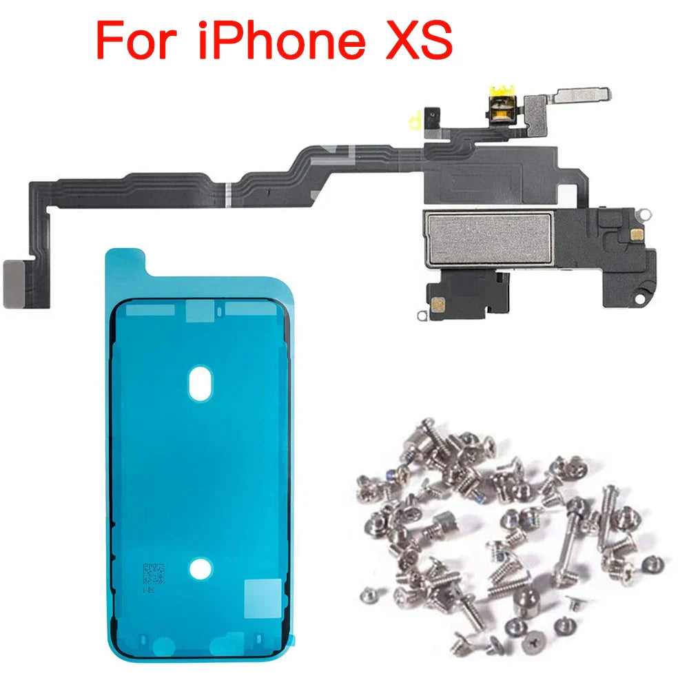 iPhone Earpiece Speaker Flex + Waterproof Sticker & Screws Kit