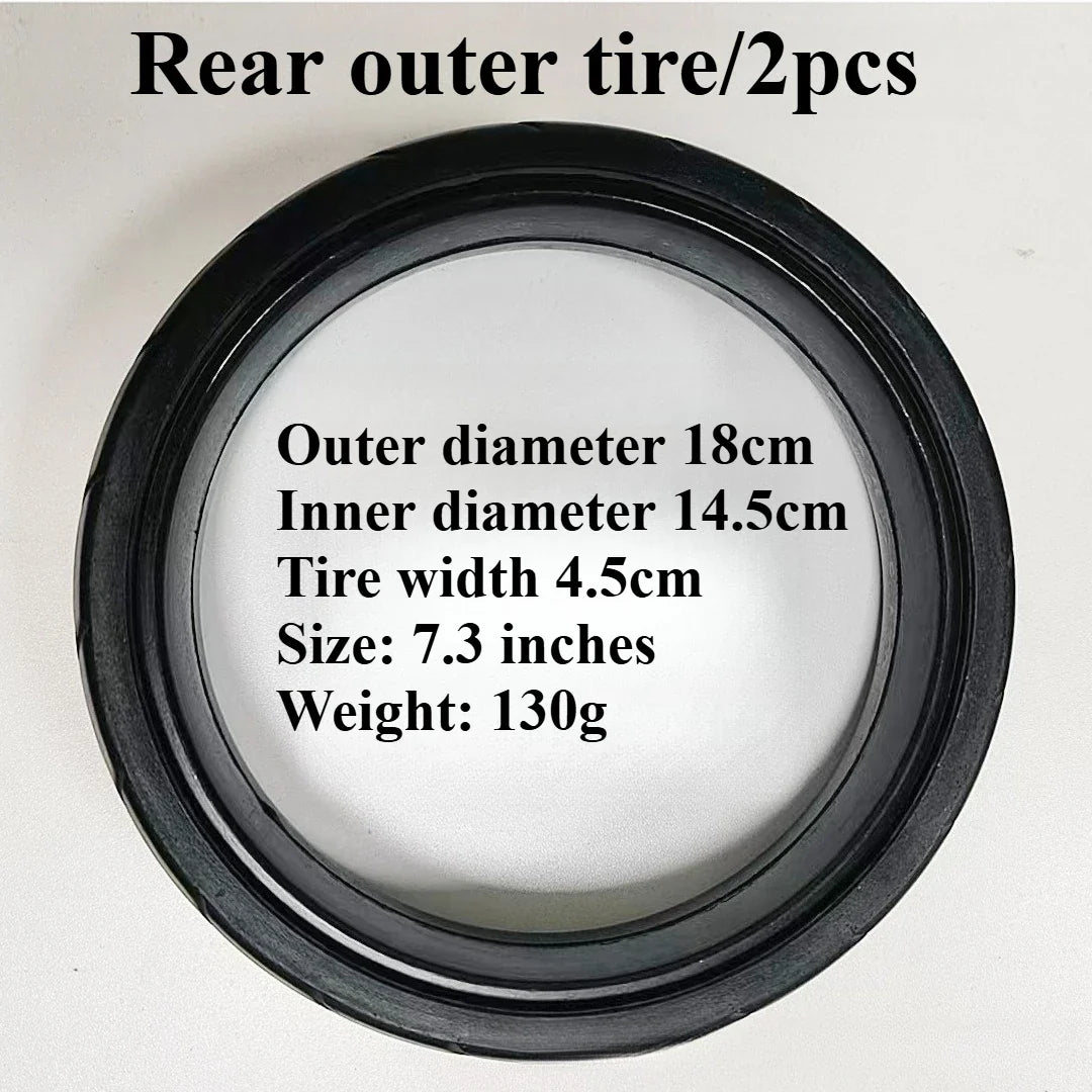 PU Front Wheel Tyre for UPPAbaby Vista Pram | Tubeless Cover