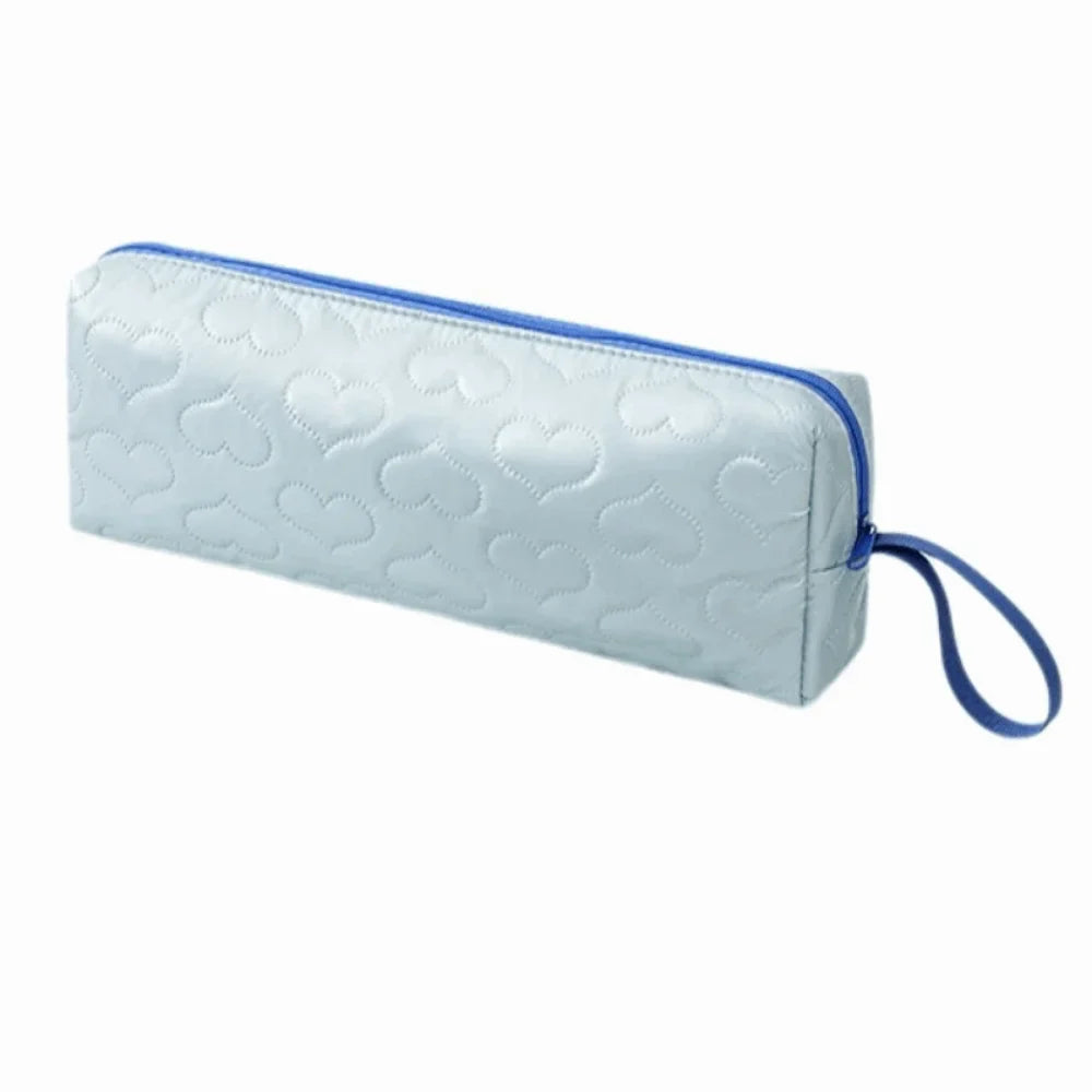 Heart-Shaped Hair Dryer & Curler Storage Bag | PU Leather