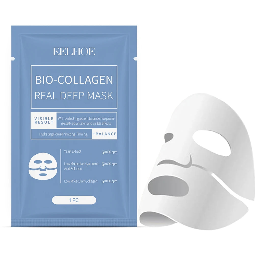 Bio Collagen Deep Hydrating Overnight Face Mask – Pore Minimizing & Brightening Peaceful Pleasures Health and Wellness blue