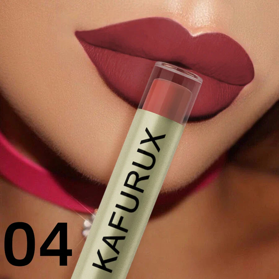 KAFURUX 20-Color Velvet Matte Liquid Lipstick – Waterproof