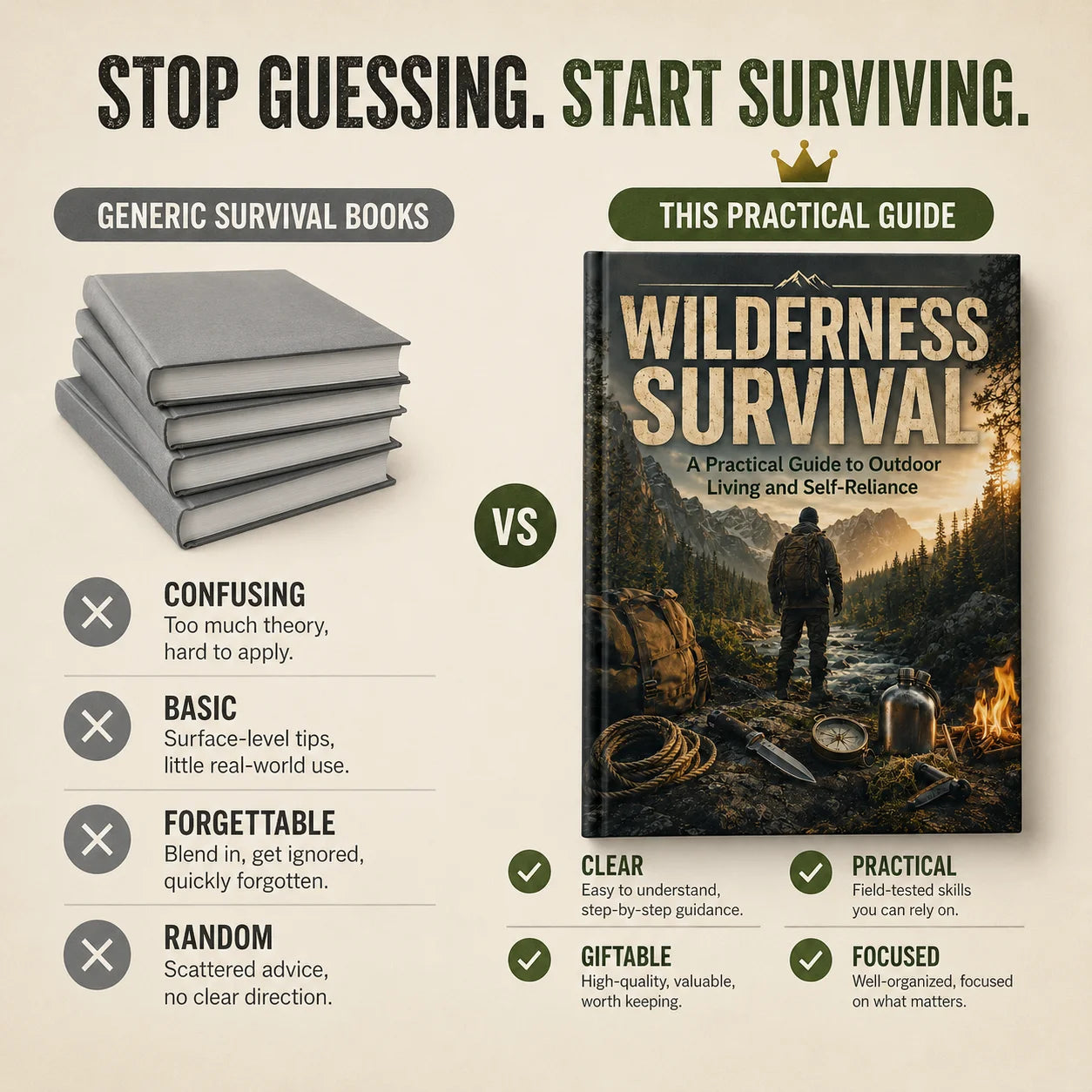 Wilderness Survival Guide Practical Outdoor Living Self Reliance