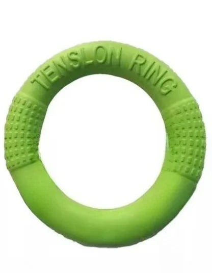 Dog Toys Pet Flying Disk Training Ring Puller Anti-Bite Floating Interactive Supplies Dog Toys Aggressive Chewing Toy dog stuff Peaceful Pleasures Health and Wellness green 1pc