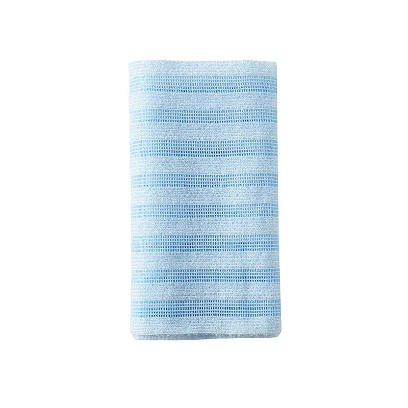 Ultra-Long Exfoliating Back Scrubber Washcloth – Silver-Ion