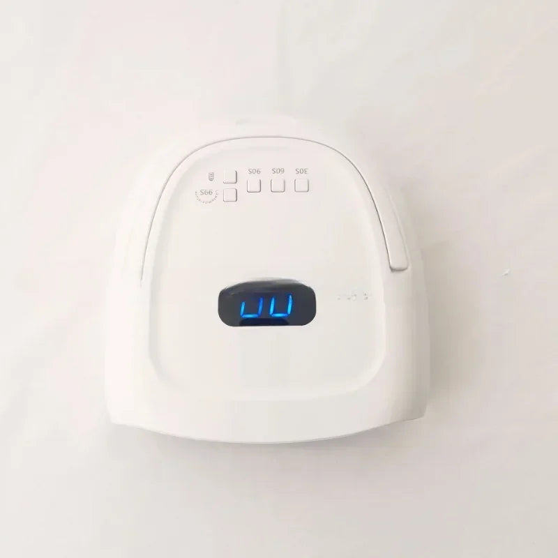 60W Cordless UV LED Nail Lamp | 15600mAh Rechargeable Gel Dryer