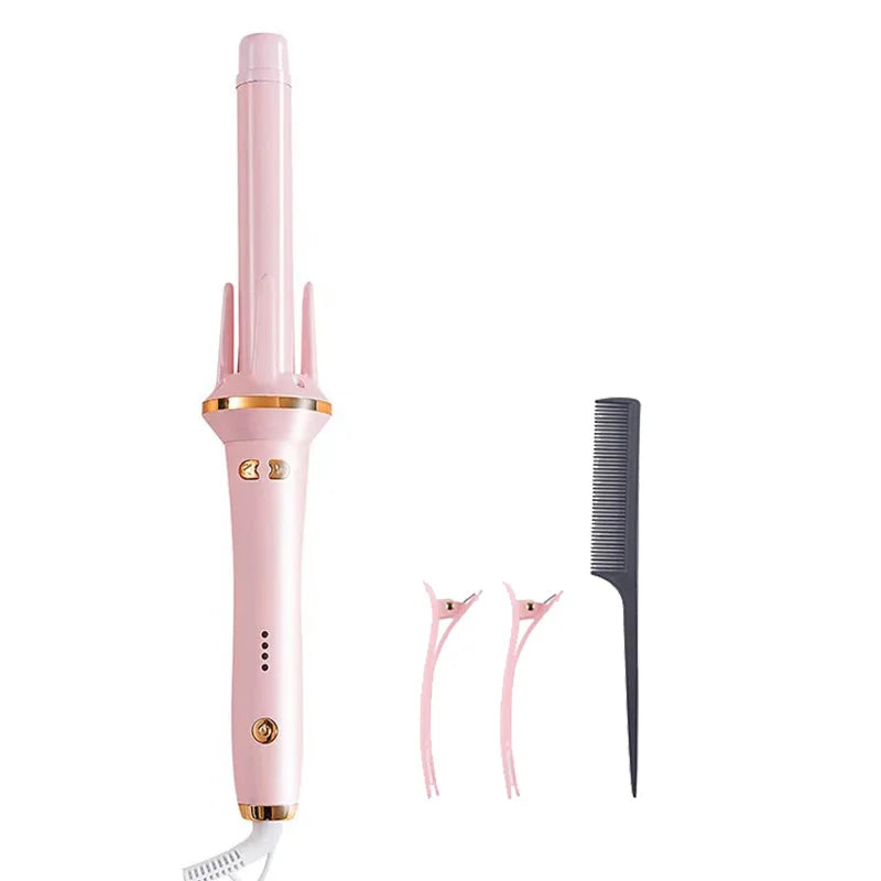 Automatic Rotating Negative Ion Curling Rod 28mm Large Wave Lazy Curling Hair Automatic Electric Hair Curler For Women Peaceful Pleasures Health and Wellness