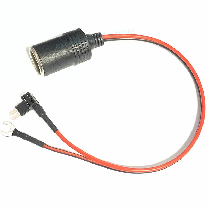 Universal Car Cigarette Lighter Female Socket Small Mini Medium Car Circuit Fuse Box Collector Charger Cable for GPS Dash Cam Peaceful Pleasures Health and Wellness Micro2 M2