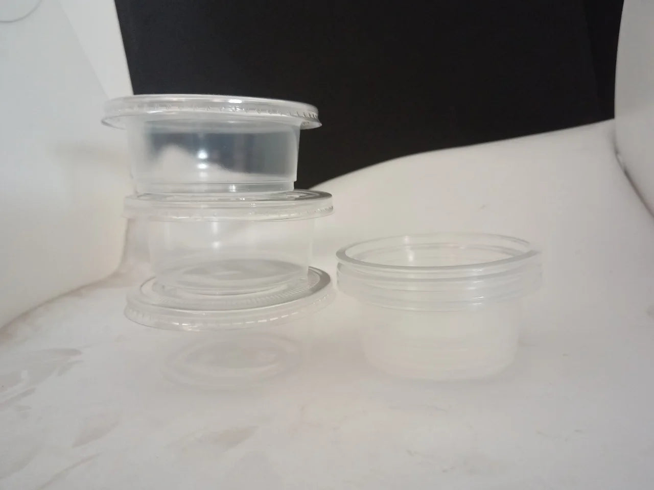 5oz Clear Plastic Cups Bulk Dessert Disposable Cup with Flat Lids with No Hole Party Favors for Jelly Ice Cream Pudding Cotainer Peaceful Pleasures Health and Wellness 50Sets
