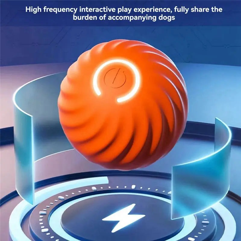 A36T-Interactive Dog Ball For Puppies And Medium-Sized Dogs-Automatic, Squeaky, With Lights Peaceful Pleasures Health and Wellness