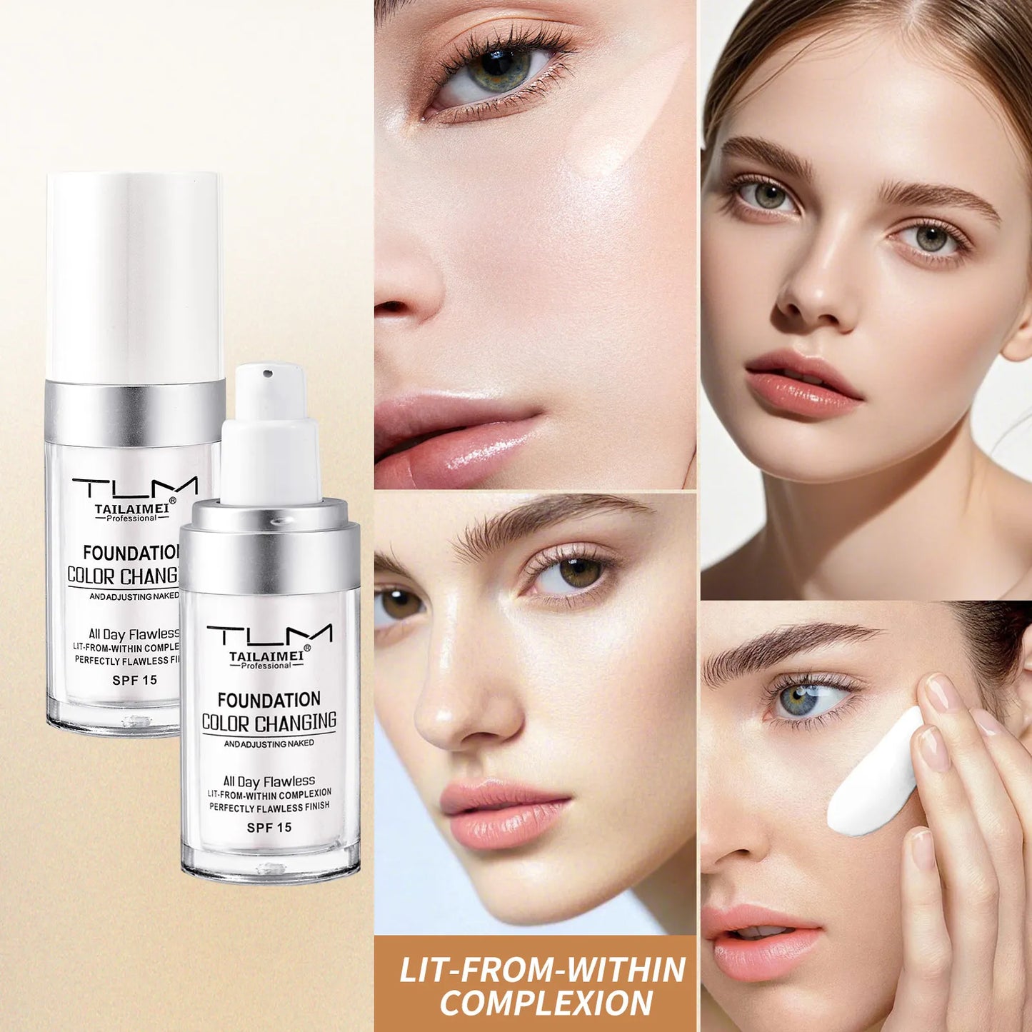 TLM Liquid Foundation Color Changing Concealer