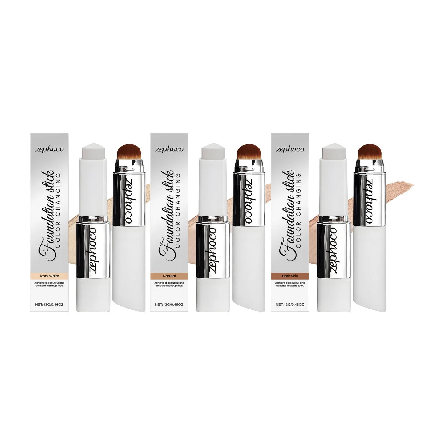 Zephoco Color-Changing Concealer Foundation Stick – Matte