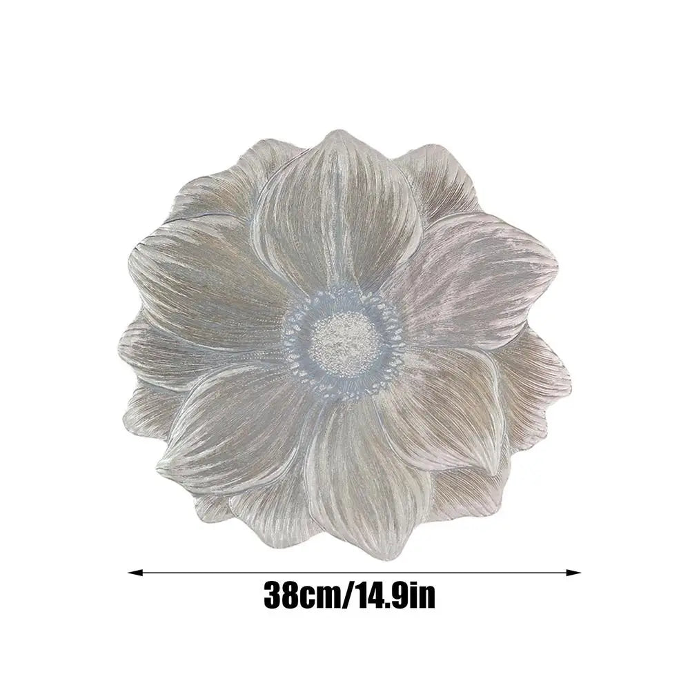 Lotus Flower PVC Placemat – Heat Resistant & Waterproof