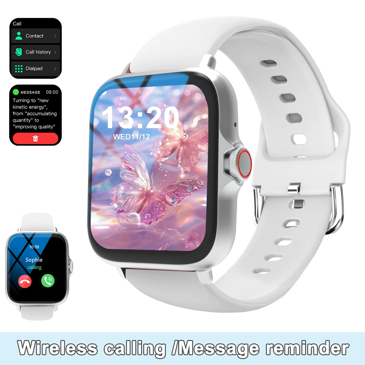 LOMAXFR Smart Watch – Wireless Calling & Sleep Tracker | iOS & Android