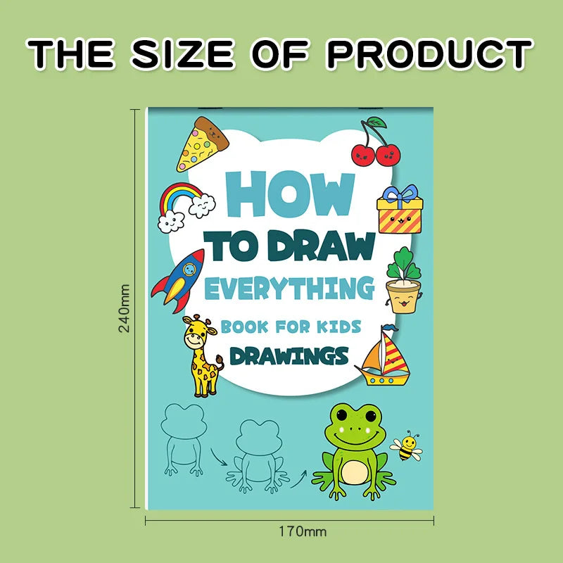 Drawing Books Kids Step Learn How Draw Everything Easy Tutorial