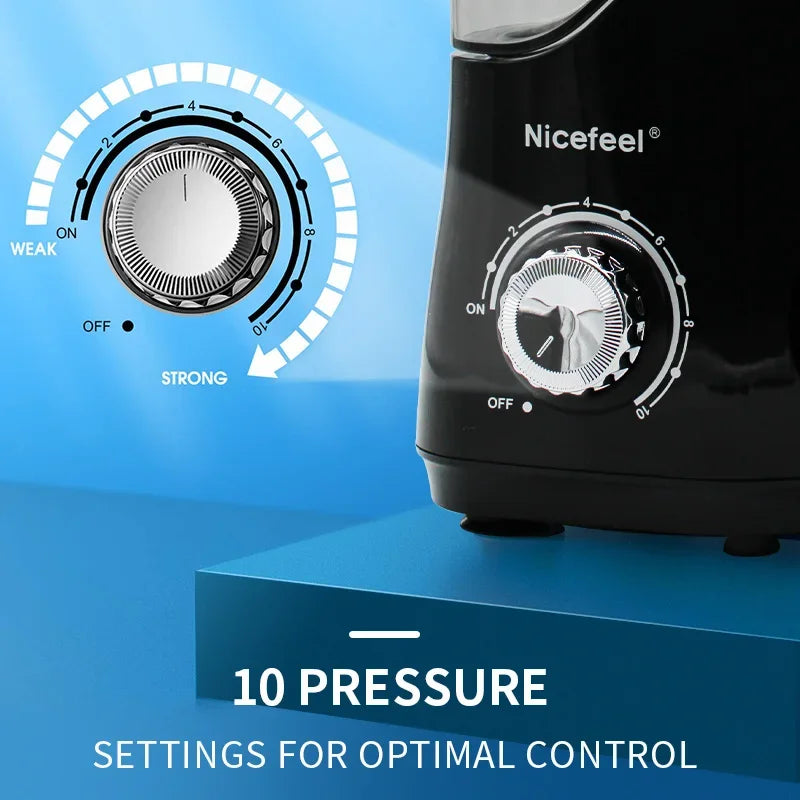 600ml Water Flosser Oral Irrigator | 7 Nozzles, 10 Pressures