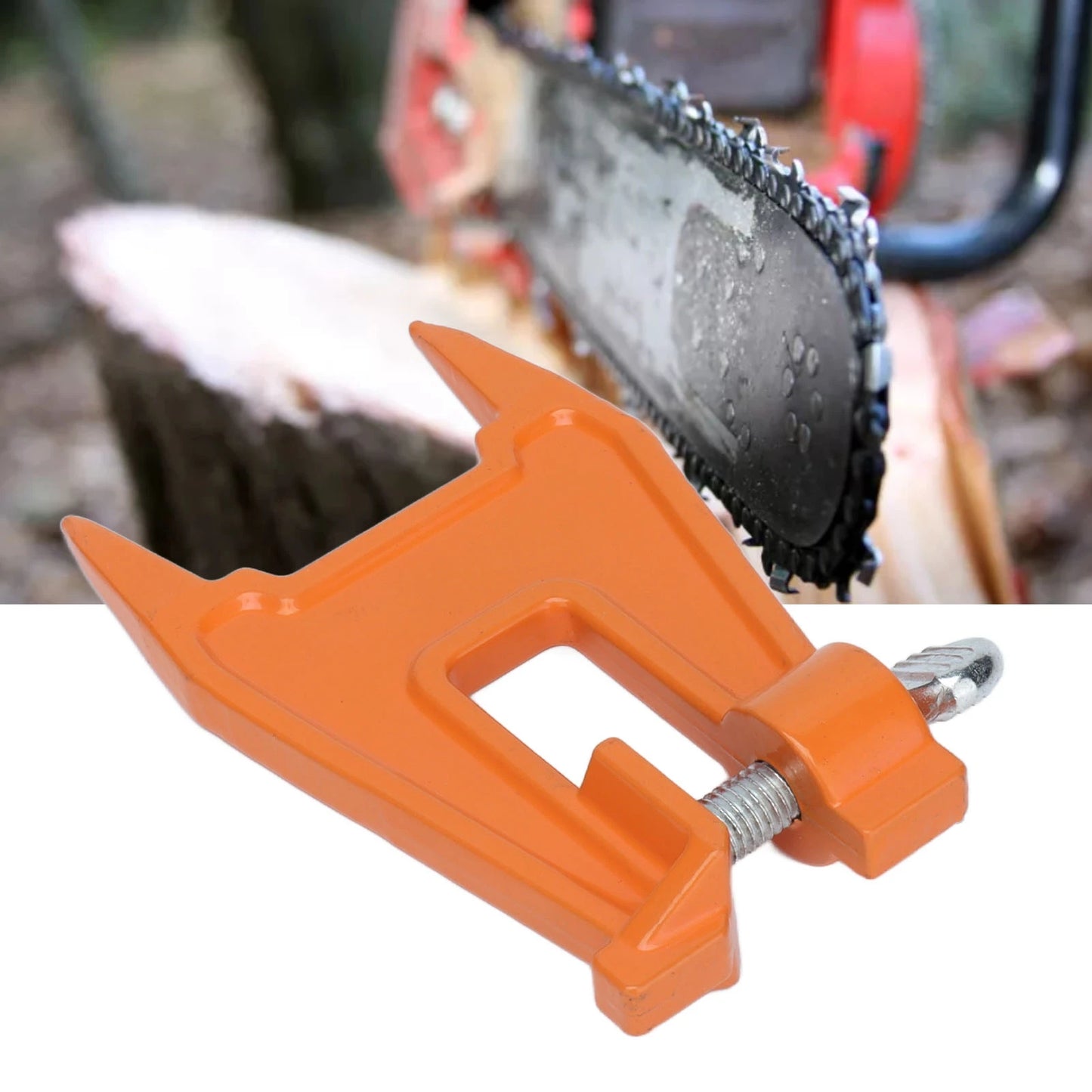 Saw Chain Sharpener Sword Holder Sharpening Filing Vise Metal Fixture