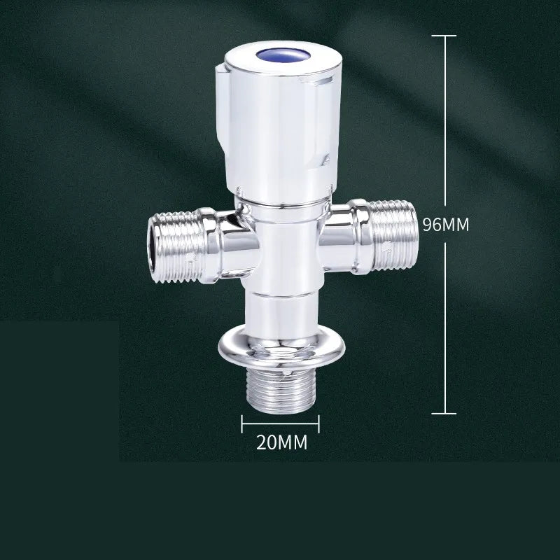 Plastic Angle Stop Valve G1/2 – Toilet & Sink Shut-Off
