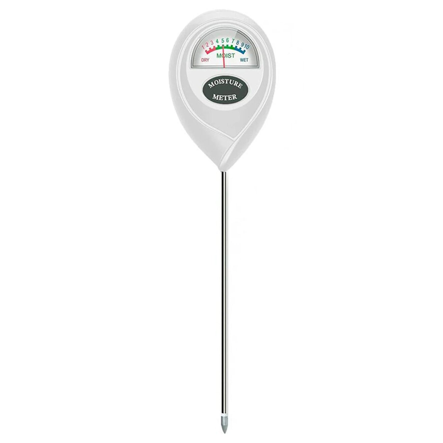 Plant Water Monitor for Soil Large and Clear Dial Moisture Meter Suitable for Home Garden Breeding Peaceful Pleasures Health and Wellness WHITE