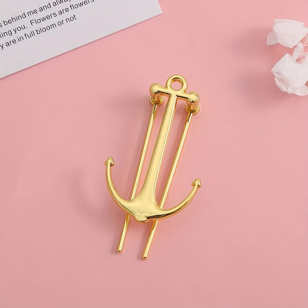 Stylish Anchor Metal Bookmark Durable Reader Page Holder Perfect