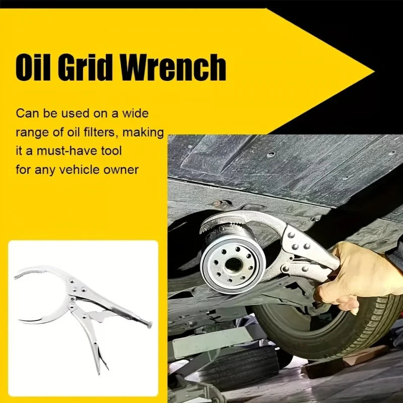 NEW Oil Filter Wrench Adjustable Multi-Function Clamp Oil Grid Wrench for Car Engine Oil Change Disassembly Auto Repair Tool Peaceful Pleasures Health and Wellness
