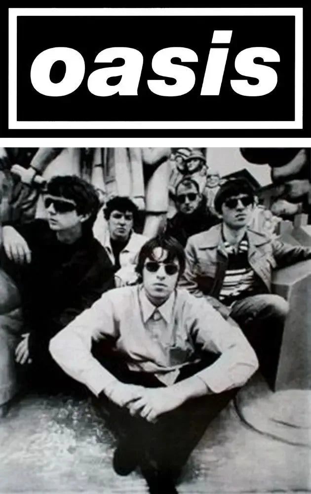 Oasis Band Album Canvas Wall Art Print | Music Poster Decor