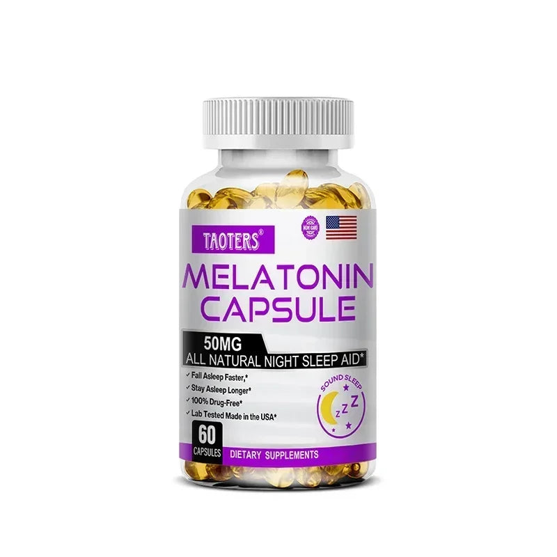 Melatonin Capsules 120ct – Non-GMO & Gluten-Free Sleep Support