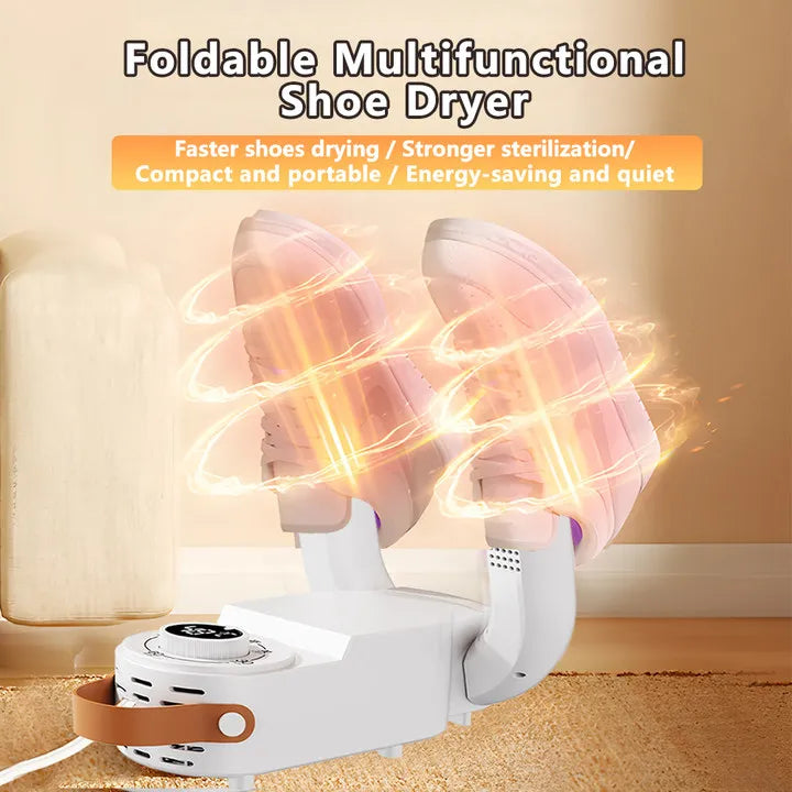AFDEAL Portable Shoe Dryer – PTC Heater, Timer, Boot Dryer