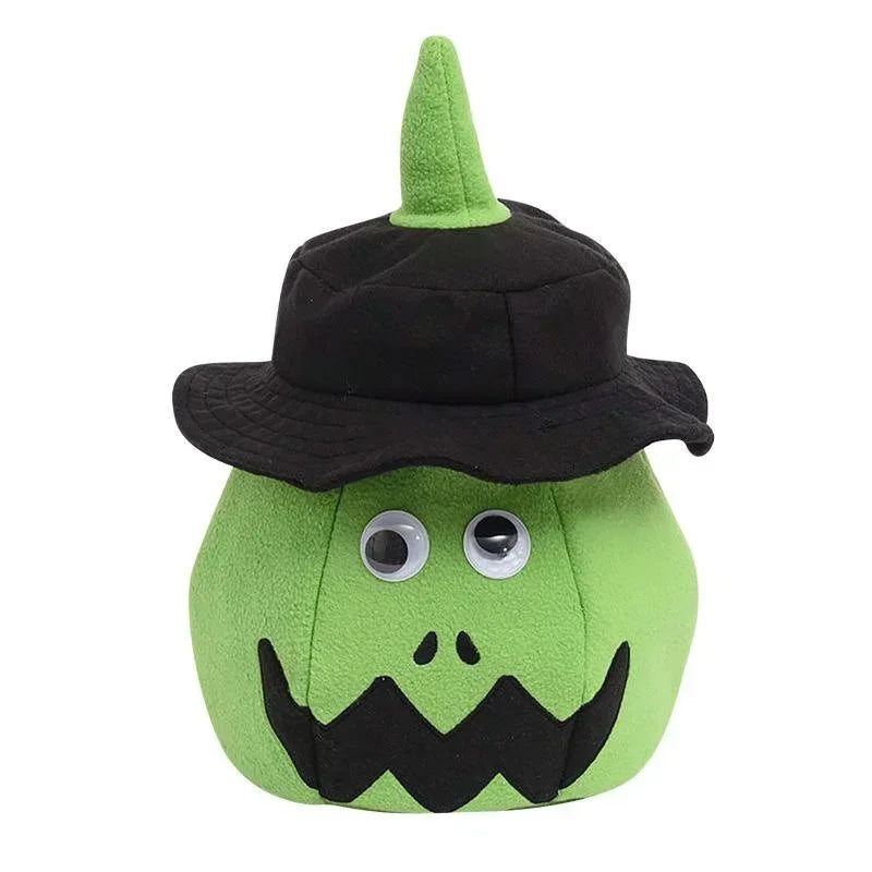 Halloween LED Glowing Pumpkin Bucket Lantern Hat Ghost Festival Party