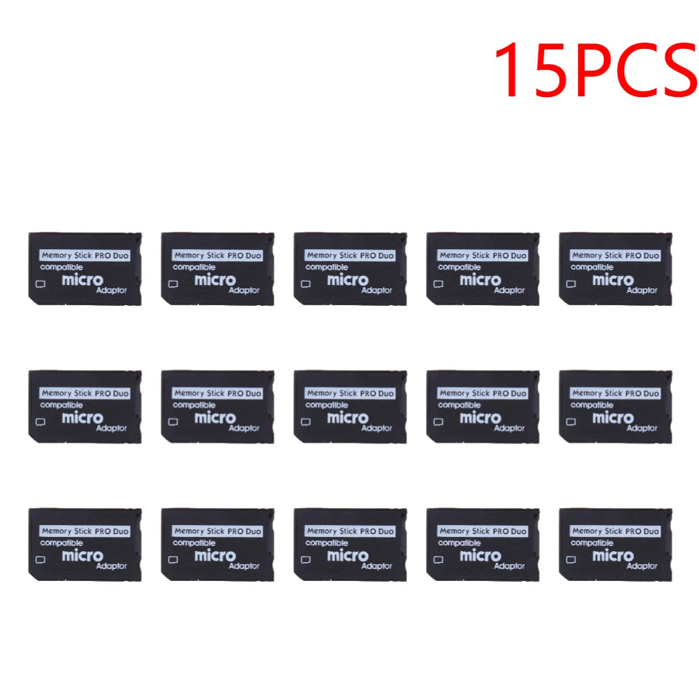 1-20PCS Mini Memory SD TF To MS Card Memory Stick Card Adapter For PSP Card Single/Dual 2 Slot Adapter For Pro Duo Plug And Play Peaceful Pleasures Health and Wellness 15PCS