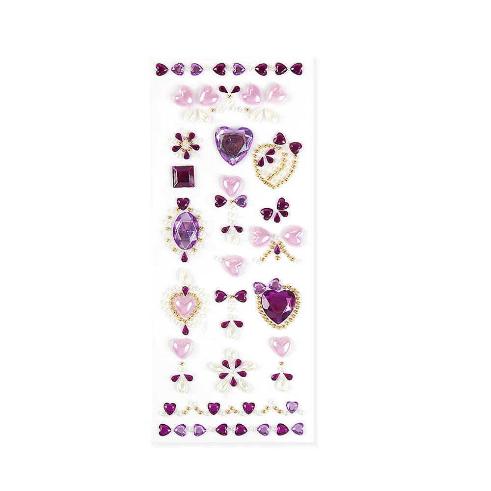 Acrylic Crystal Gem Face Stickers – DIY Makeup & Performance