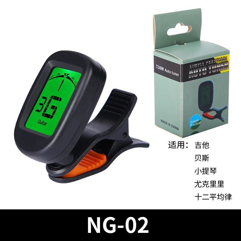 Acoustic Guitar Tuner LCD Chromatic Bass Violin Ukulele ENO ET-33